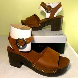 Nine West block heels